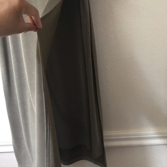 Club Monaco Olive Green Layered Dress Size Large - Picture 16 of 16